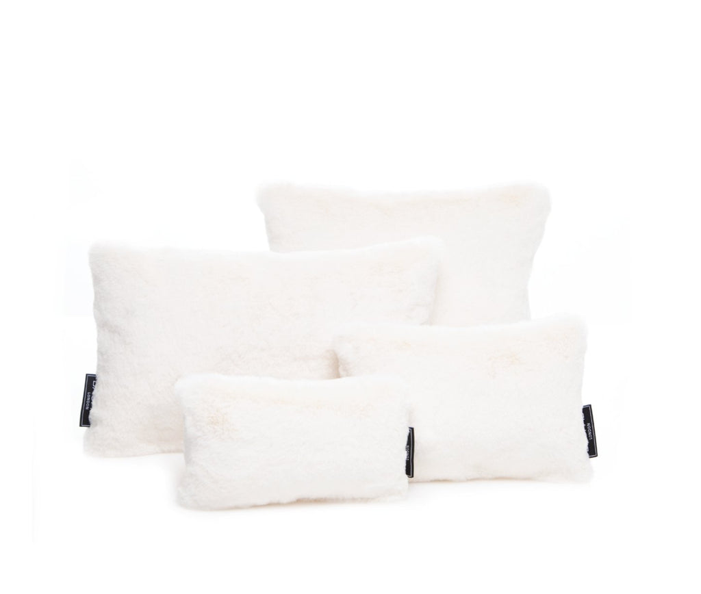 Faux Fur Set of Four Cream Bagpads - Bagpad